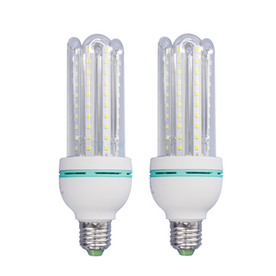 LED超亮玉米灯泡4U型E27螺口家用螺旋节能灯24W路灯白光照明光源