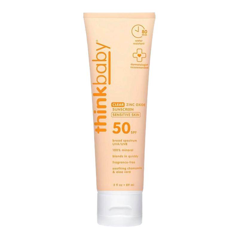 Thinkbaby非纳米氧化锌物理敏肌防晒霜SPF50 防水汗户外防晒89ml