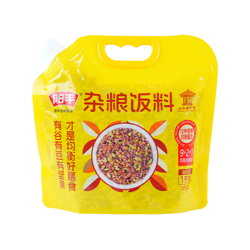 阳平杂粮饭料1kg袋装12种谷豆组合低脂膳食纤维均衡好膳食五谷