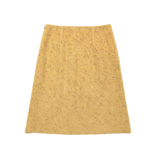 OKOK LOVEU 【春日亮色】彩点肌理微A提花半裙韩系少女质感半身裙