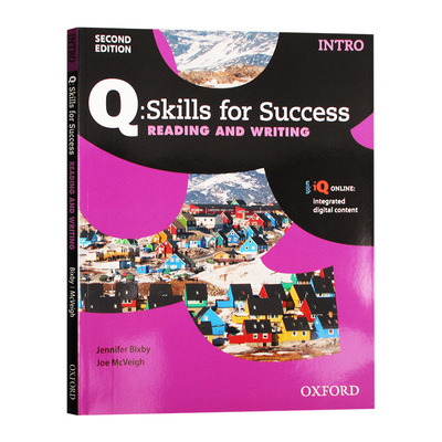 Oxford Q Skills for Success Reading and Writing Student Book with iQ Online Intro Level牛津学术英语成功系列读写教材 初级
