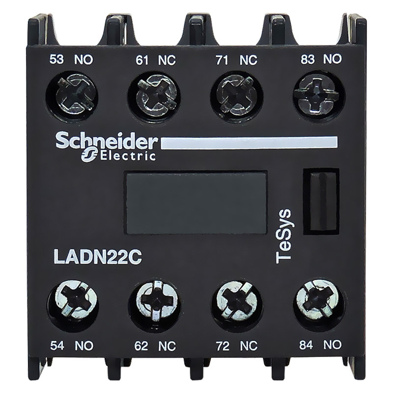 施耐德电梯辅助触头LADN11C 22C LAD8N11适配LC1-D直流交流接触器