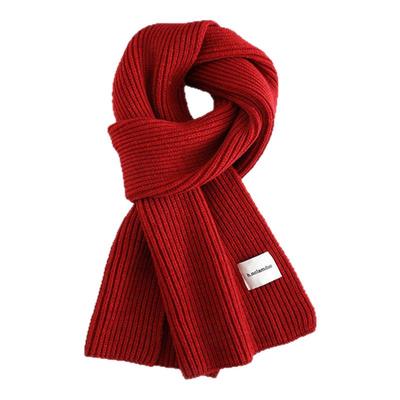 保暖加厚自发热针织围巾百搭