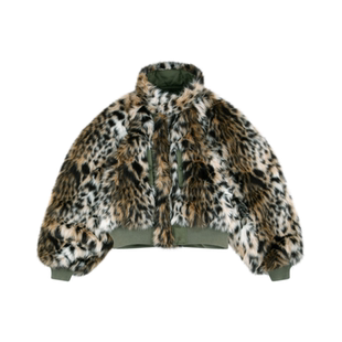 Protocol Index 26ss 两面穿豹纹皮草外套 N2B棉服飞行夹克廓形韩