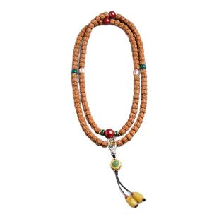 正宗佛手小金刚菩提子手串原籽三日红佛念珠多圈蜜蜡配饰文玩手链