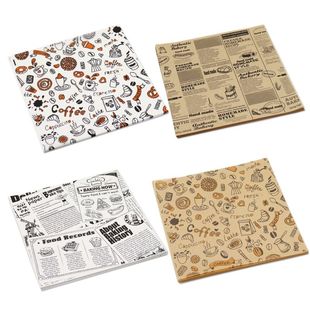 防油吸油垫盘纸烘焙包装纸鸡肉卷汉堡纸饭团纸烧烤烤箱纸淋膜加厚