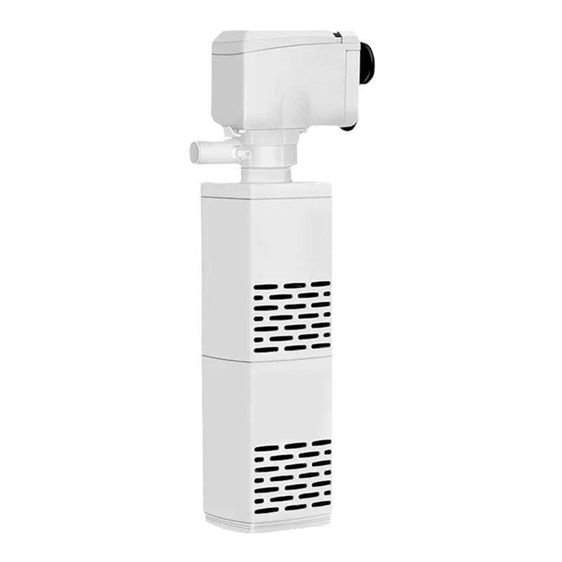 小型鱼缸过滤器三合一水泵制增氧过滤一体机净水循环流水器吸便器