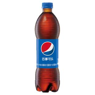 百事可乐碳酸汽水饮料600ml*4/12瓶夏日福利小瓶经典可乐