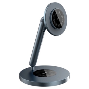 耐尔金iPad平板磁吸支架通用悬浮支撑可360旋转无线充电桌面增高适用于苹果Pro安卓平板懒人铝合金属桌搭Air