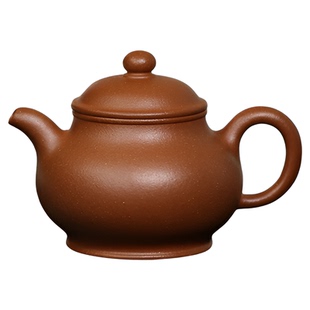 [陈壶标杆]高潘壶纯红降坡老宕口黄金段小煤窑朱泥精工半手紫砂壶
