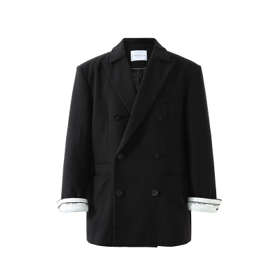 SINGLEMOMENT长袖羊毛西装