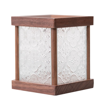 黑胡桃木书桌笔筒化妆笔收纳盒