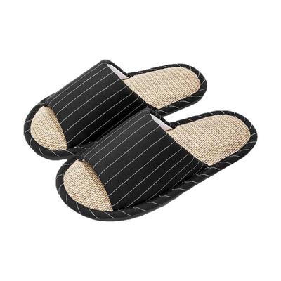 大码亚麻拖鞋男室内家居防臭四季