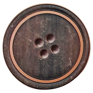 俪客 高级喷漆树脂风衣纽扣  经典大衣扣 高档西服扣 粗纺毛衣扣