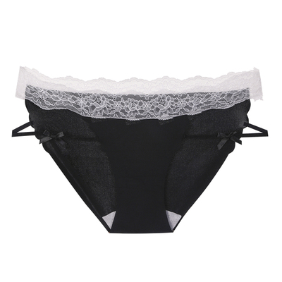 CG纯欲蕾丝无痕运动女三角裤
