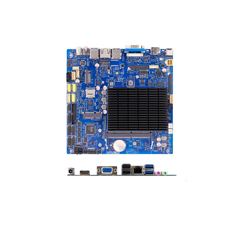 n100迷你itx主板一体机pos机工控机电脑单板lvds双edp三显示nvme