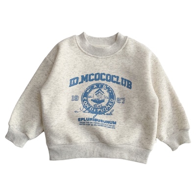 中小童加绒卫衣冬装加厚保暖打底