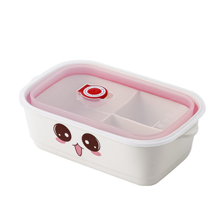 陶瓷保鲜盒可微波炉加热饭盒带盖子冰箱密封碗上班族带饭菜便当盒