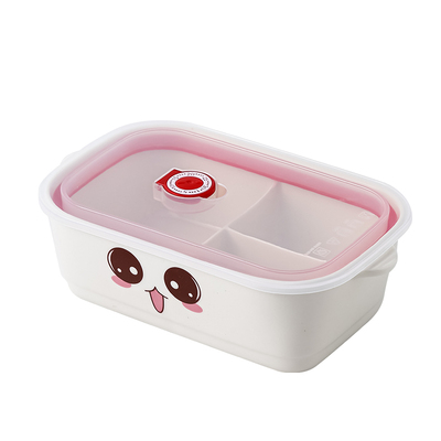 陶瓷保鲜盒可微波炉加热饭盒带盖子冰箱密封碗上班族带饭菜便当盒