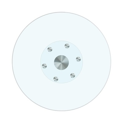 餐桌转盘钢化玻璃转盘大圆桌玻璃旋转台圆形玻璃台面加厚钢化玻璃