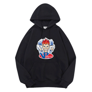 卫衣男潮ins潮牌连帽 Vp racing机油润滑油汽车改装爱好者短袖男