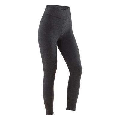 好波【绵羊毛骆驼绒高腰保暖裤】女黑色冬季贴片打底裤HBT2415