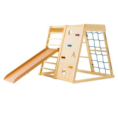 儿童玩具实木滑梯秋千攀爬架