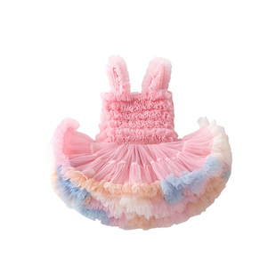 Hi！Fish女童tutu裙公主裙蓬蓬裙女孩生日蛋糕裙宝宝周岁礼服裙子