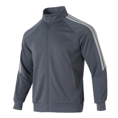 阿迪达斯运动套装男士新款开衫立领夹克梭织外套长裤两件套KG8952