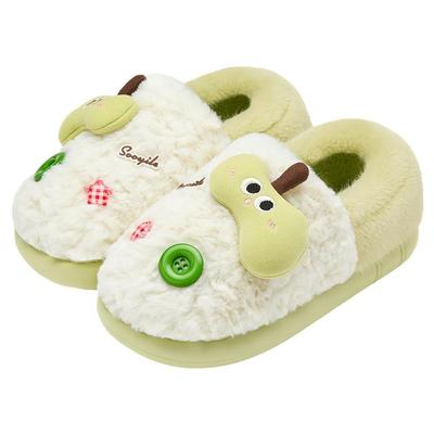 包跟棉拖鞋女2025新款保暖防滑厚底可爱毛绒月子鞋外穿棉鞋冬女士