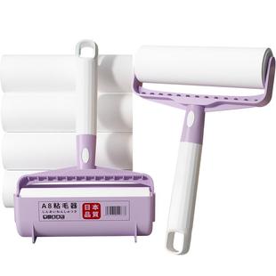 粘毛器滚筒床上去毛滚刷大衣可撕式纸黏沾猫毛粘头发清理神器衣服