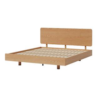 实木纯实木1.5/1.8米双人床主卧室床悬浮主卧北欧日式榻榻米床