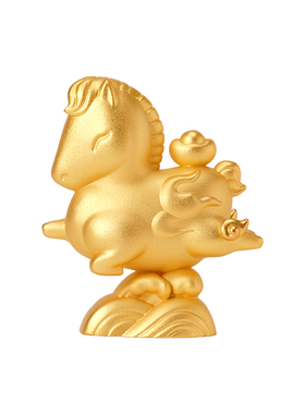 故宫招财进宝金马献瑞摆件