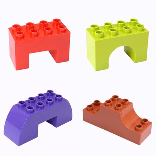 国产积木大颗粒零件玩具特殊配件散件折叠件教育机构专用教具拼装