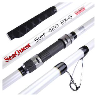 锚鱼竿专用锚杆抛竿并继远投4.2米4.5米超硬超轻插节大物海竿