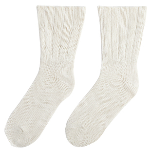 日本进口孕产妇月子袜不勒腿松口睡眠袜蚕丝宽松睡觉中筒袜女春夏