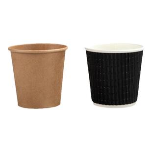 喇叭花一次性纸杯咖啡杯品尝试饮杯试喝杯牛皮淋膜双层试吃小杯子