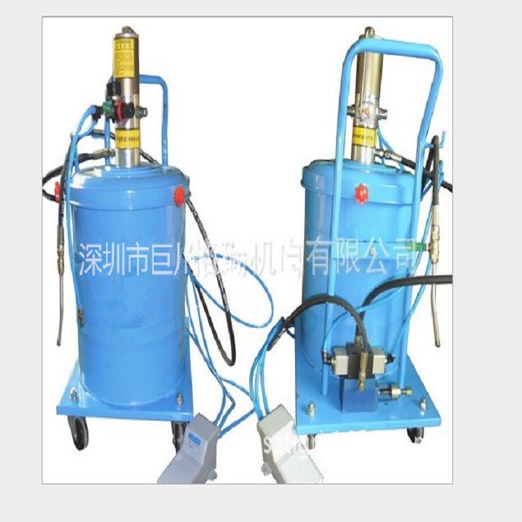 TI630气动黄油定量加注机 高压润滑脂计量抽油机 巨川气动黄油枪