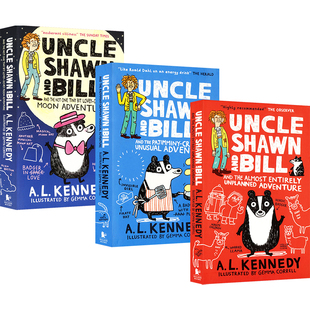 Uncle Shawn And Bill 肖恩叔叔和比尔3册 滑稽荒诞 儿童章节桥梁书 青少年英语课外读物 幽默搞笑 英文原版进口图书