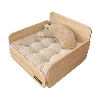 宠物木床沙发床狗窝猫窝垫