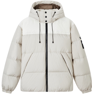 gxg.jeans男装2024年冬季新款连帽短款羽绒服J24XD254084