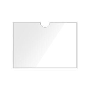 双层a4亚克力卡槽插槽透明有机玻璃照片插纸展示盒子A3A4A5A6墙贴照片墙组合相框公告栏保护展示板订做