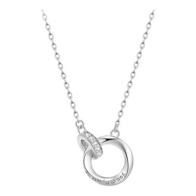 莫比乌斯项链钛钢不掉色十字链女