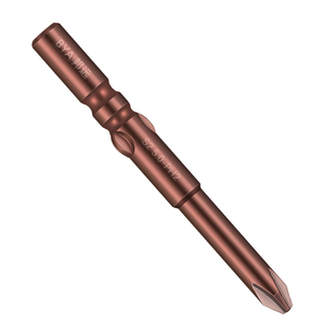 邦远802电批头电动螺丝刀头十字钻头M6古铜升级磁加硬大扭力批头