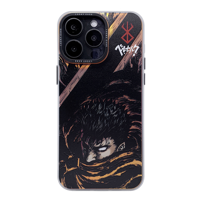 剑风传奇适用苹果16pro手机保护套13p狂战士格斯周边12镭射防摔气囊动漫二次元iPhone14plus手机壳15promax