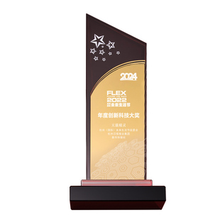 西安发货水晶奖杯定制刻字奖牌颁奖优秀员工奖志愿者奖杯年会奖杯