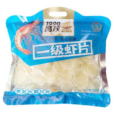 昌茂一级虾片250gX2包油炸海鲜虾