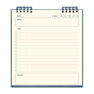 每日计划本活页可拆卸不硌手笔记本子高颜值简约ins大学生考研学习日记本任务清单记录本时间管理自律打卡本