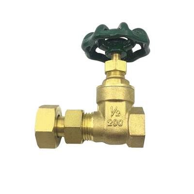 纯铜水表伸缩闸阀4分6分1寸表前活接铜阀门DN15自来水控水开关20