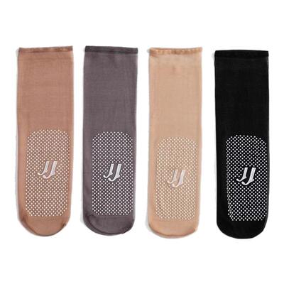 防勾丝点胶防滑钢丝袜女士超薄隐形短丝袜夏全透明袜子